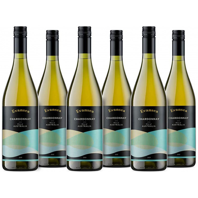 Evansea Chardonnay White Wine, Australia, 6 x 75cl, Currently priced at £41.99